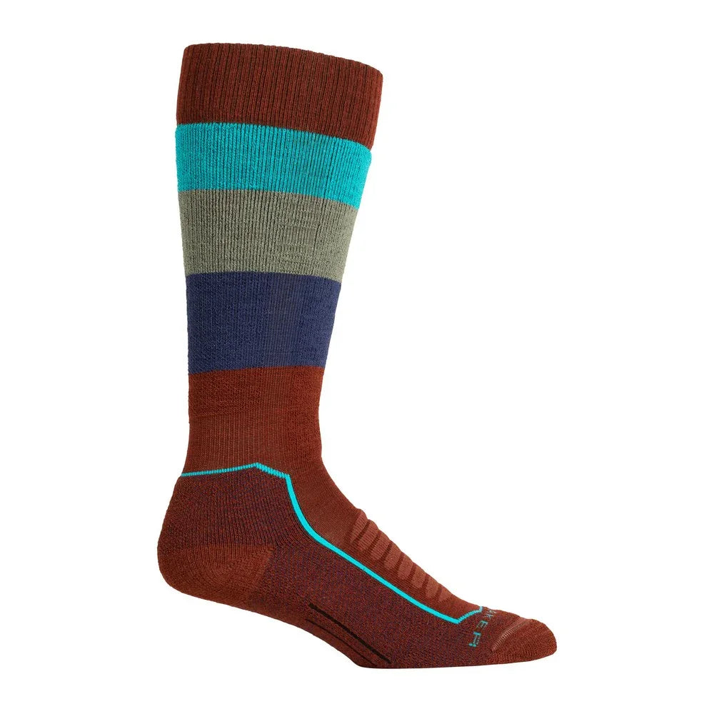 Bas Icebreaker Ski+ Wide Stripe (femmes)