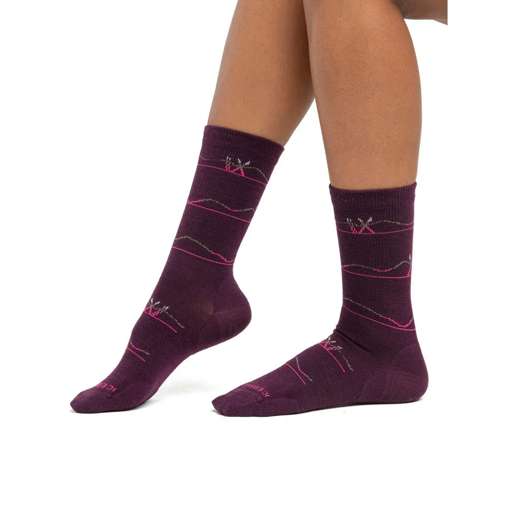 Icebreaker W's Merino Ultralight Crew Ski Backcountry Socks