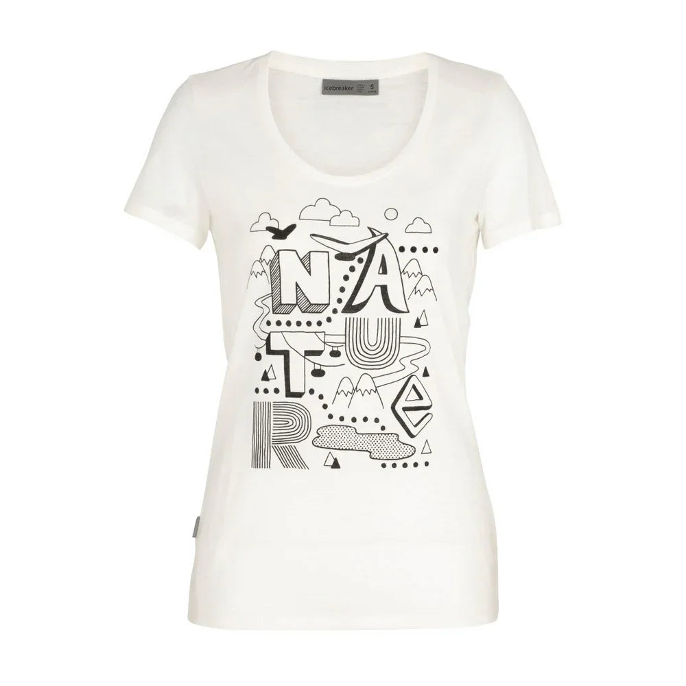 Icebreaker W's Tech Lite Scoop Nature T-Shirt