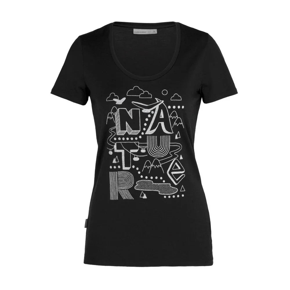 Icebreaker W's Tech Lite Scoop Nature T-Shirt