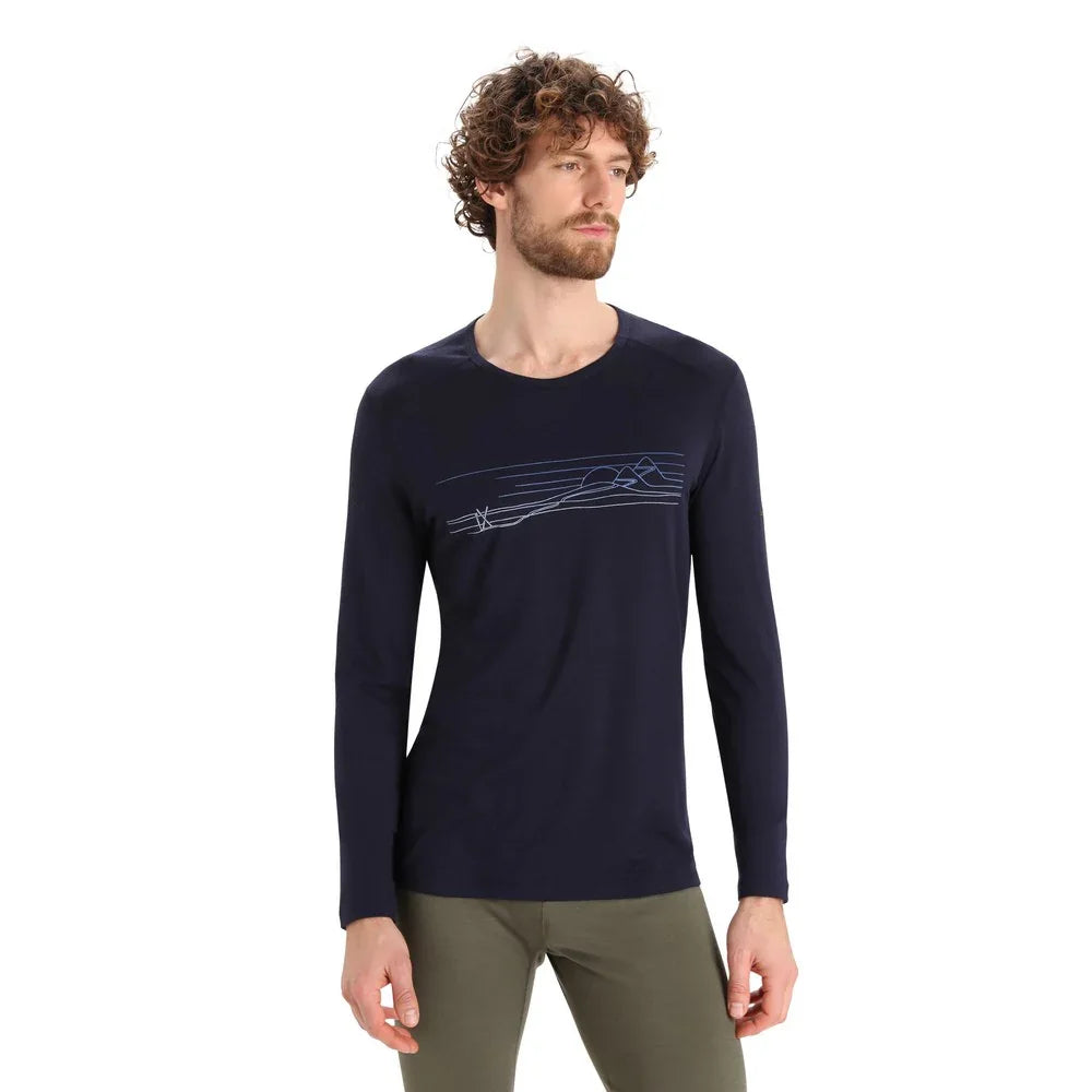 Chandail Icebreaker 200 Oasis Ski Stripes (hommes)