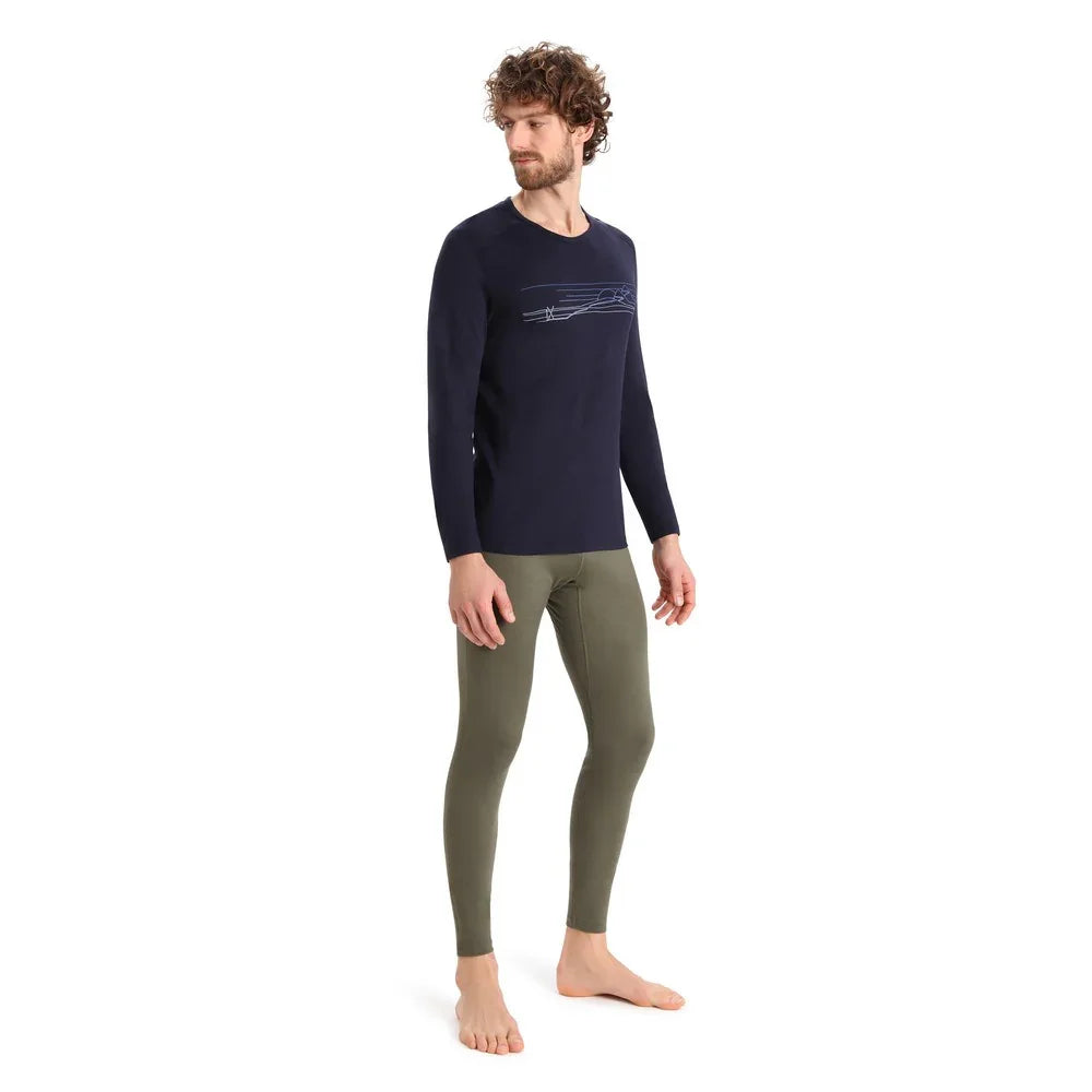 Chandail Icebreaker 200 Oasis Ski Stripes (hommes)