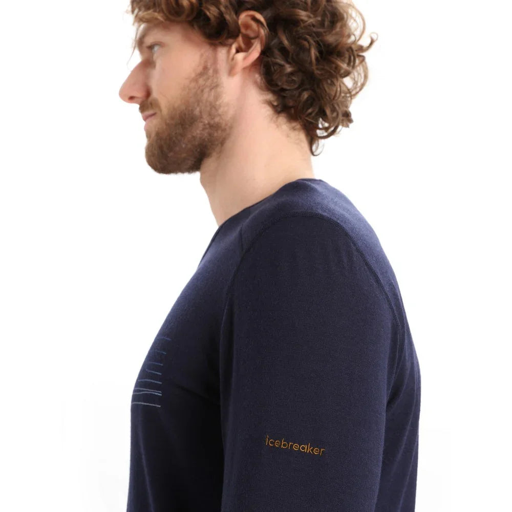 Chandail Icebreaker 200 Oasis Ski Stripes (hommes)