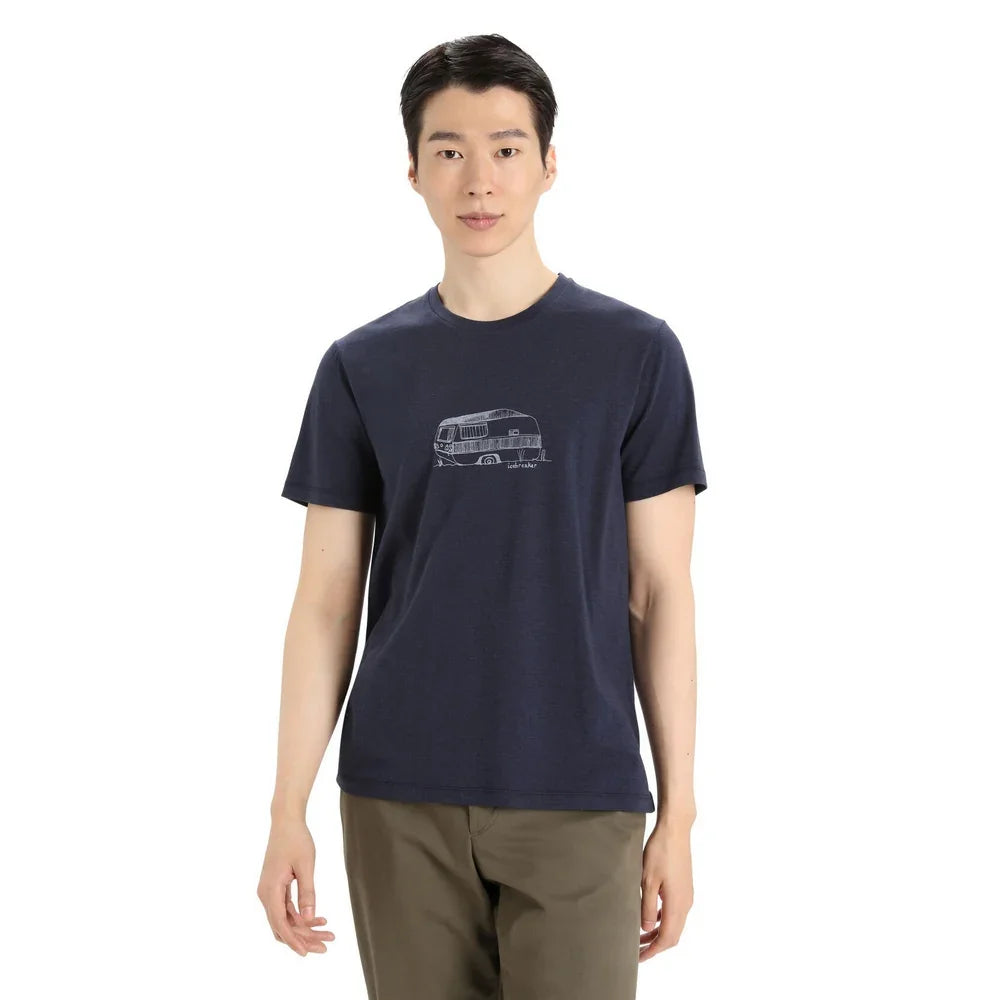 T-shirt Icebreaker Central Classic Caravan (hommes)
