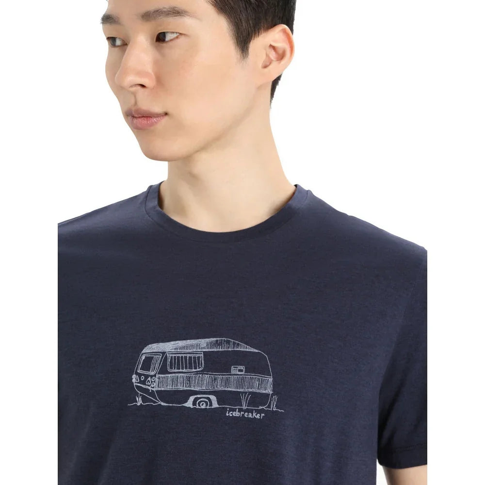 T-shirt Icebreaker Central Classic Caravan (hommes)