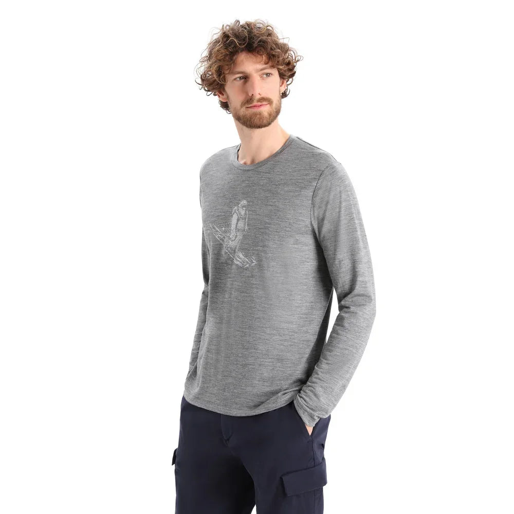 Chandail Icebreaker Tech Lite II Yéti à skis (hommes)