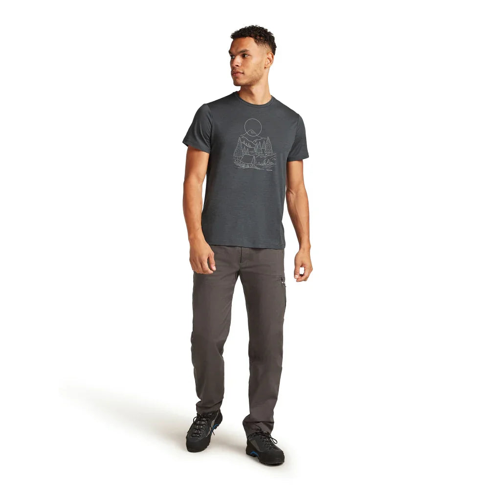 T-shirt Icebreaker 150 Tech Lite Sunset Camp (hommes)