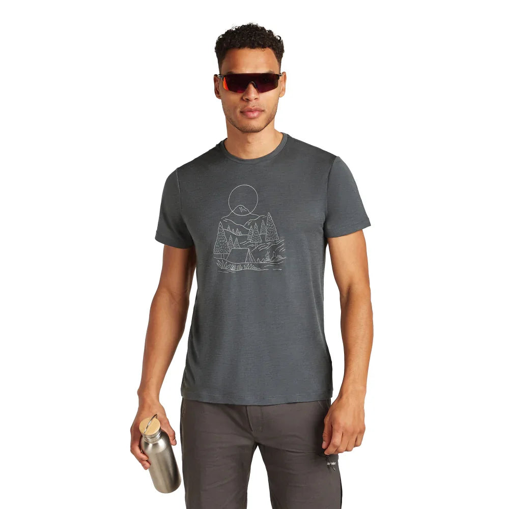 T-shirt Icebreaker 150 Tech Lite Sunset Camp (hommes)