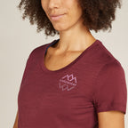 T-shirt Icebreaker Merino 150 Tech Lite Reflections III (femmes)