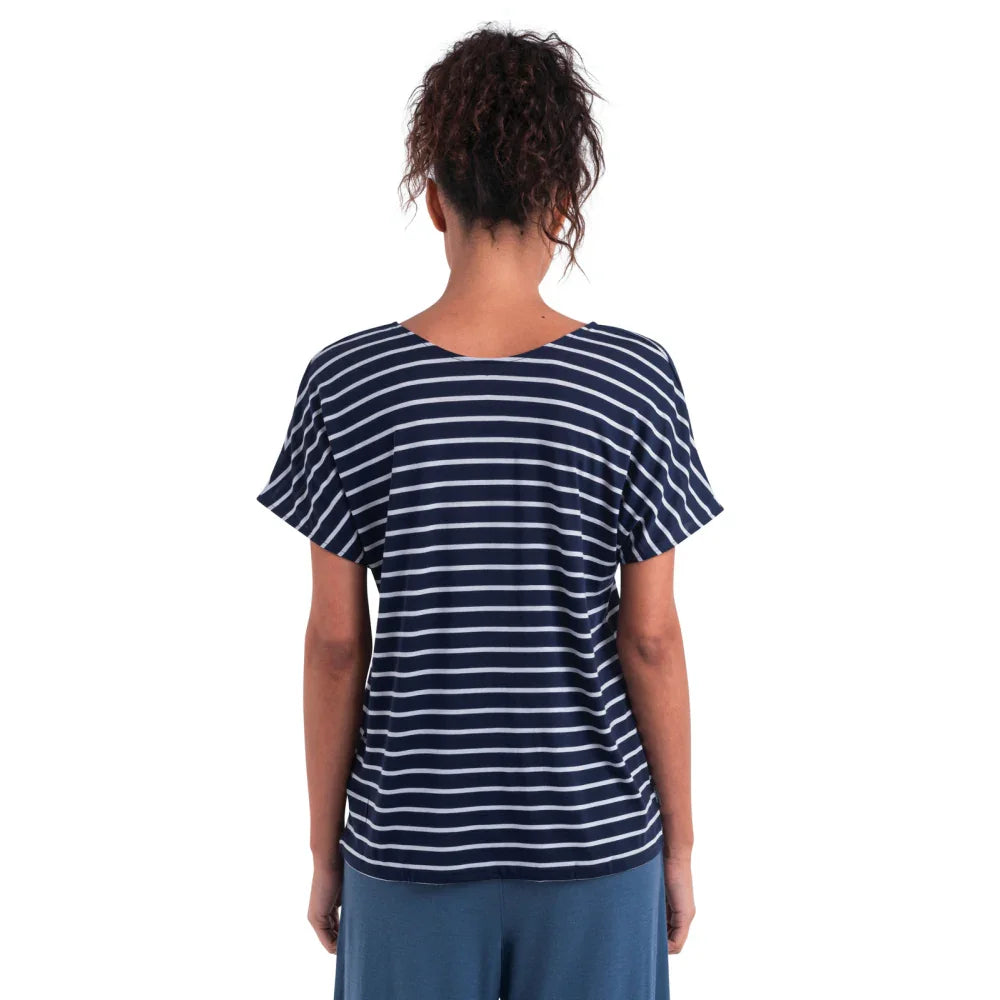 T-shirt à col en V réversible Icebreaker Drayden (femmes)
