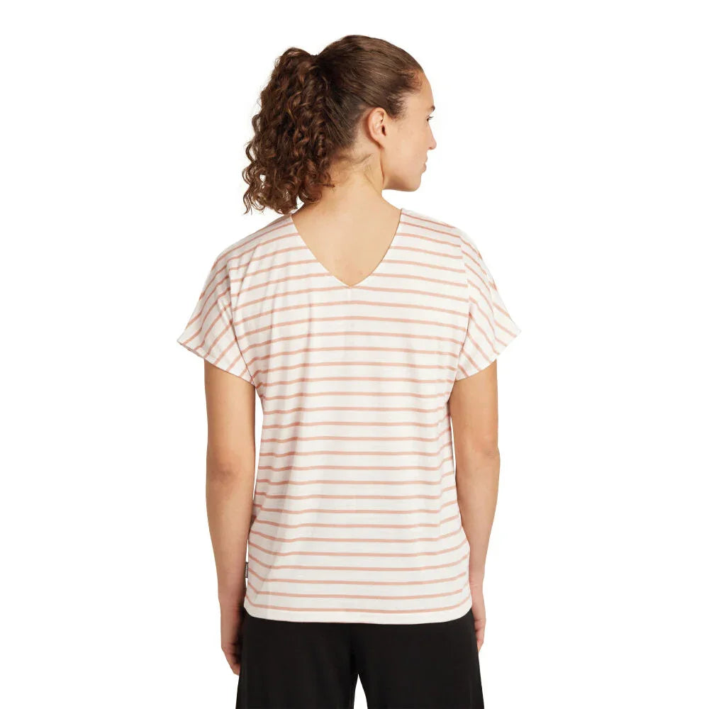 T-shirt à col en V réversible Icebreaker Drayden (femmes)