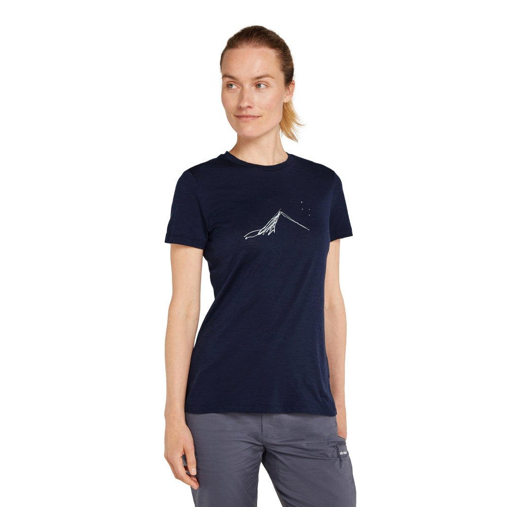 T-shirt Icebreaker Merino 150 Tech Lite Southern Constellation (femmes)