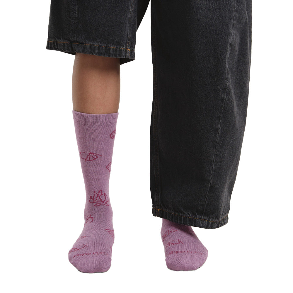 Icebreaker W's Merino Lifestyle Ultralight Crew Camp Essentials Socks