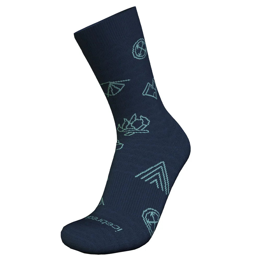 Icebreaker M's Merino Lifestyle Ultralight Crew Camp Essential Socks