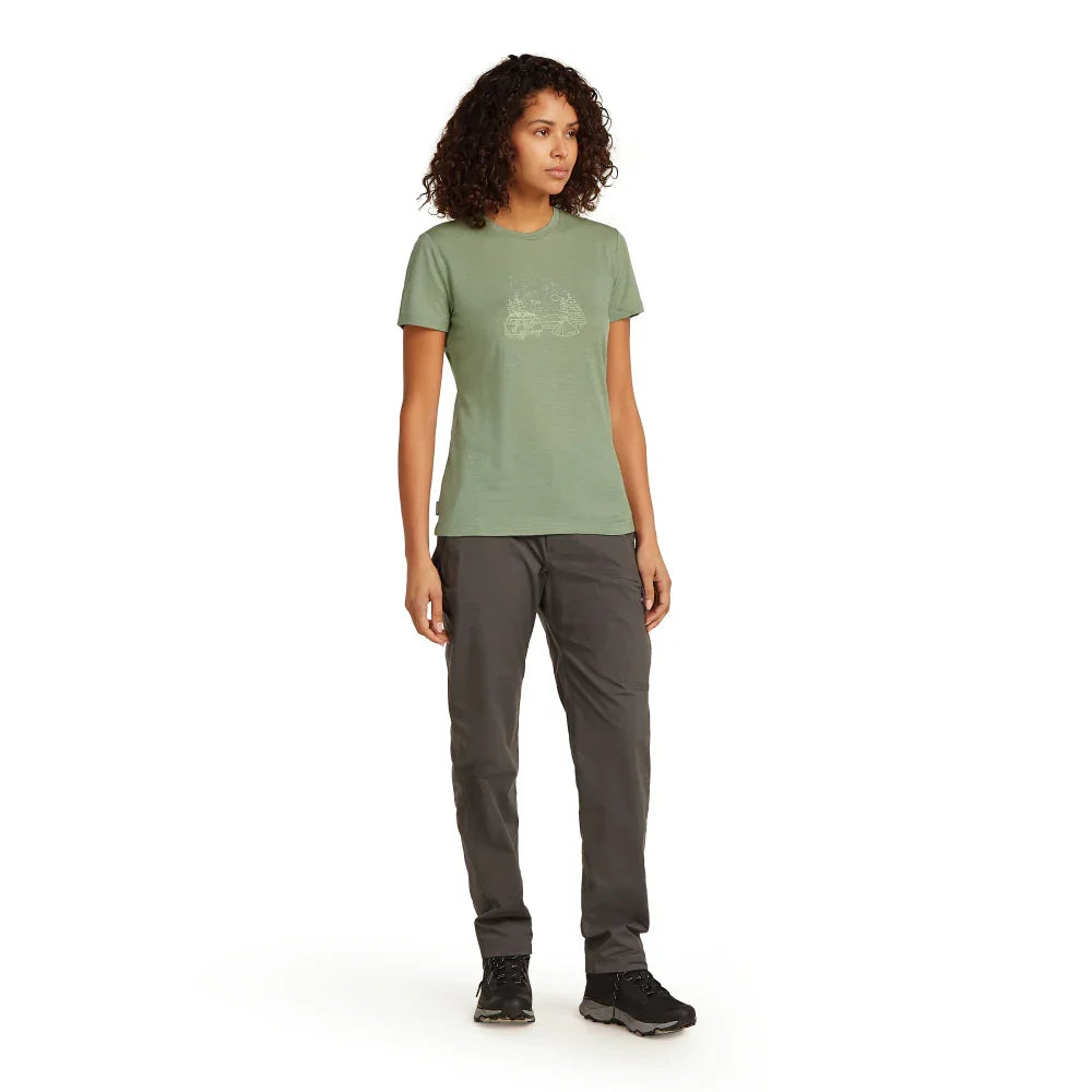 T-shirt Icebreaker Merino 150 Tech Lite III Van Camp (femmes)