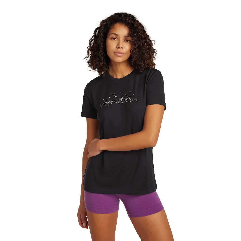 Icebreaker W's 150 Tech Lite Sparkling Stars T-Shirt
