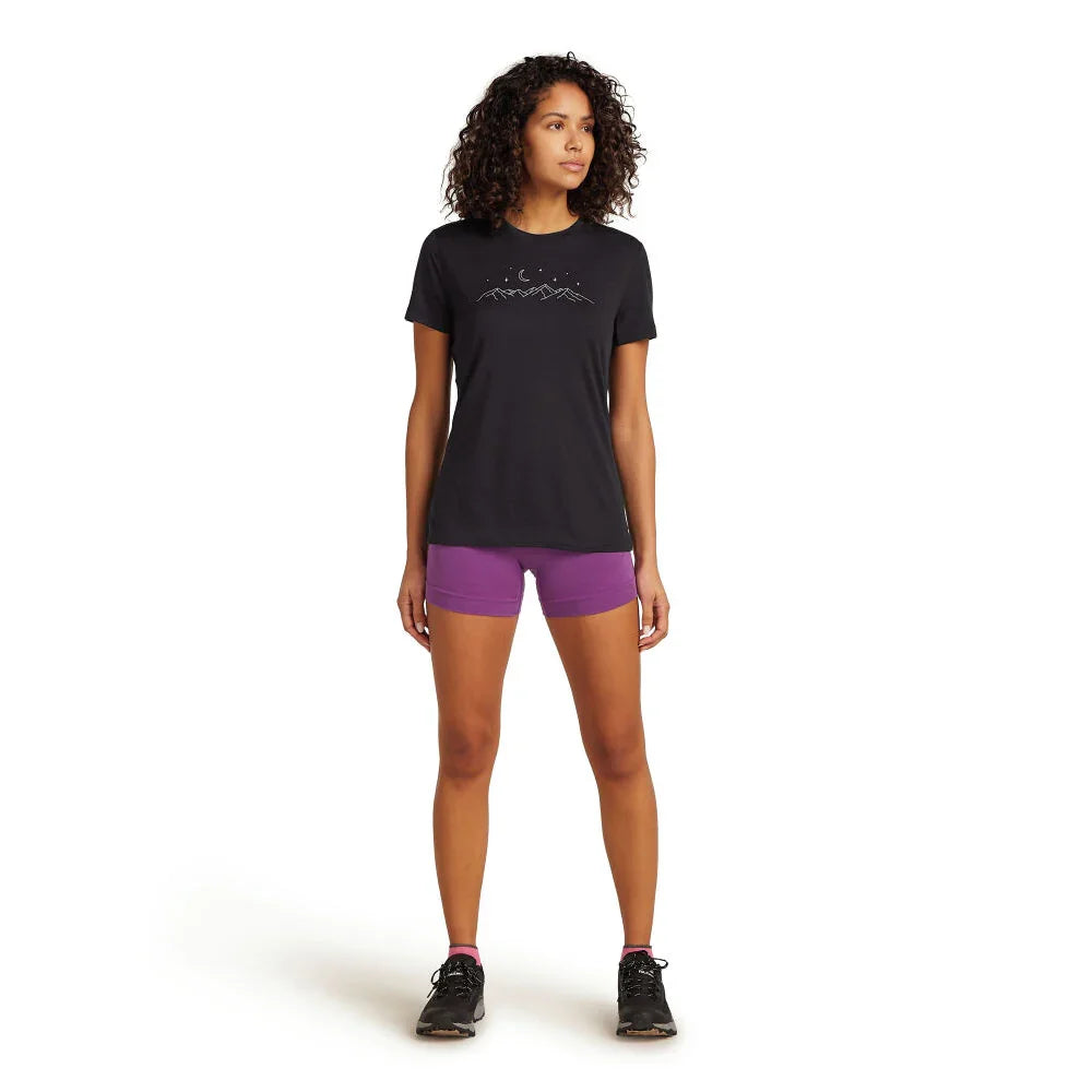 Icebreaker W's 150 Tech Lite Sparkling Stars T-Shirt