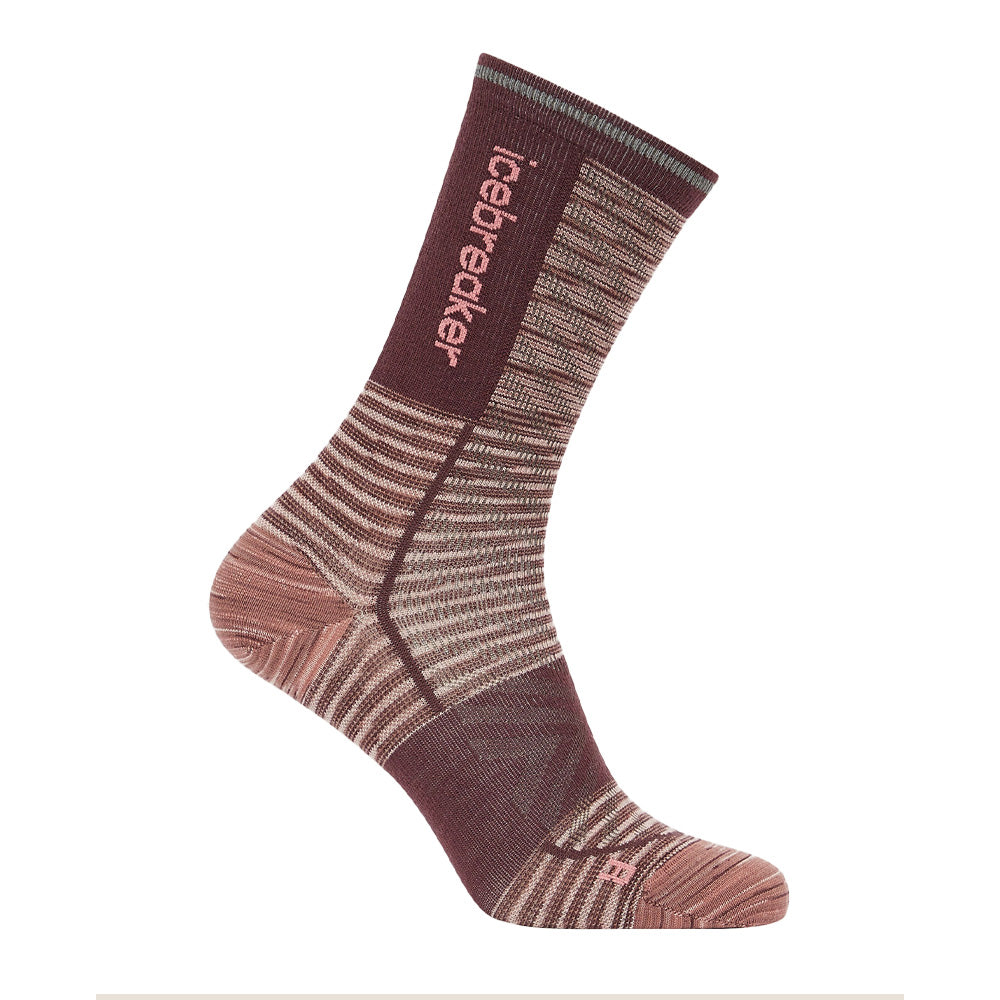 Bas Icebreaker Merino Blend Run+ Ultralight Crew Fusion Dye (femmes)