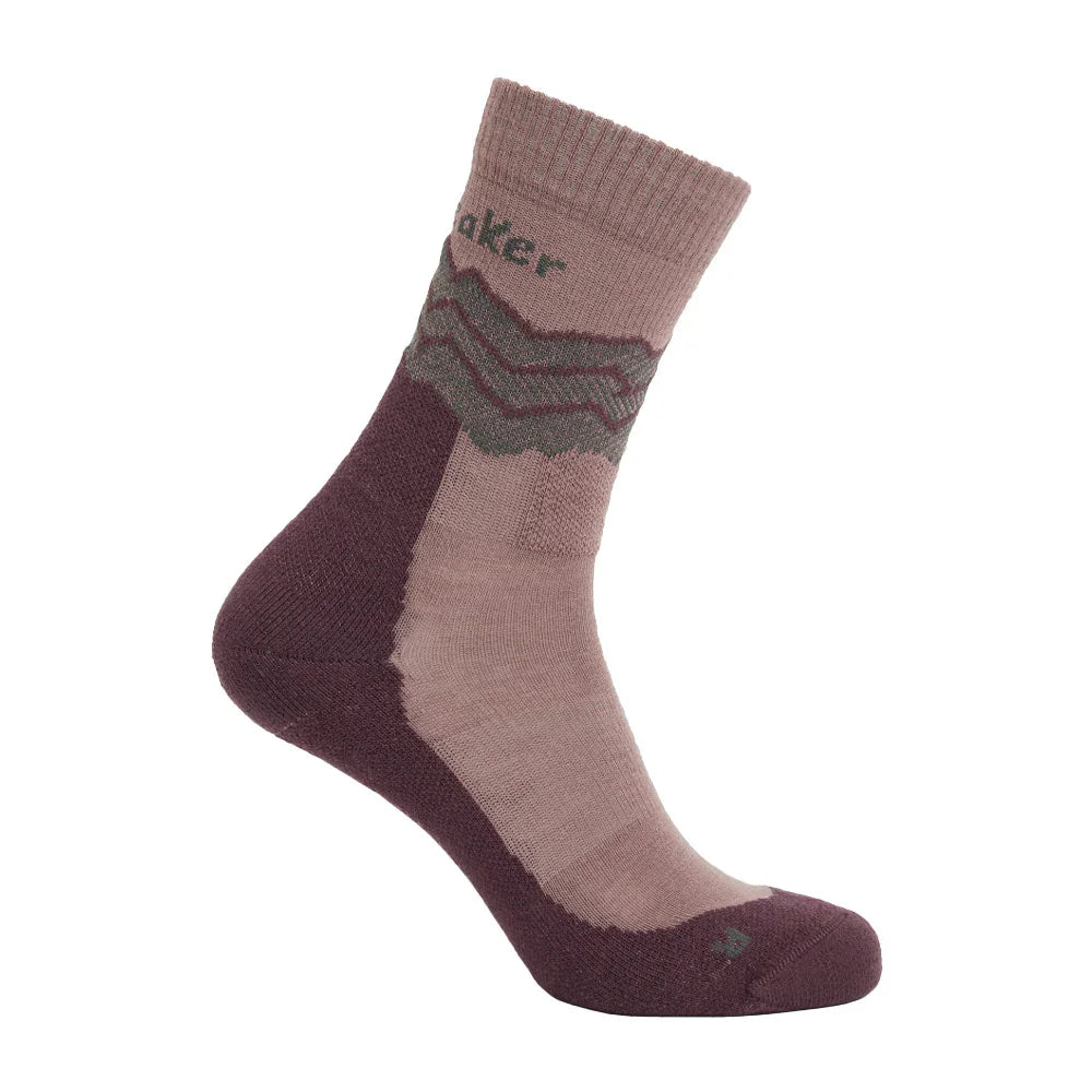 Icebreaker M's Merino Hike+ Medium Crew Across the Peaks Socks