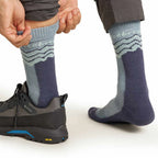Icebreaker M's Merino Hike+ Medium Crew Across the Peaks Socks