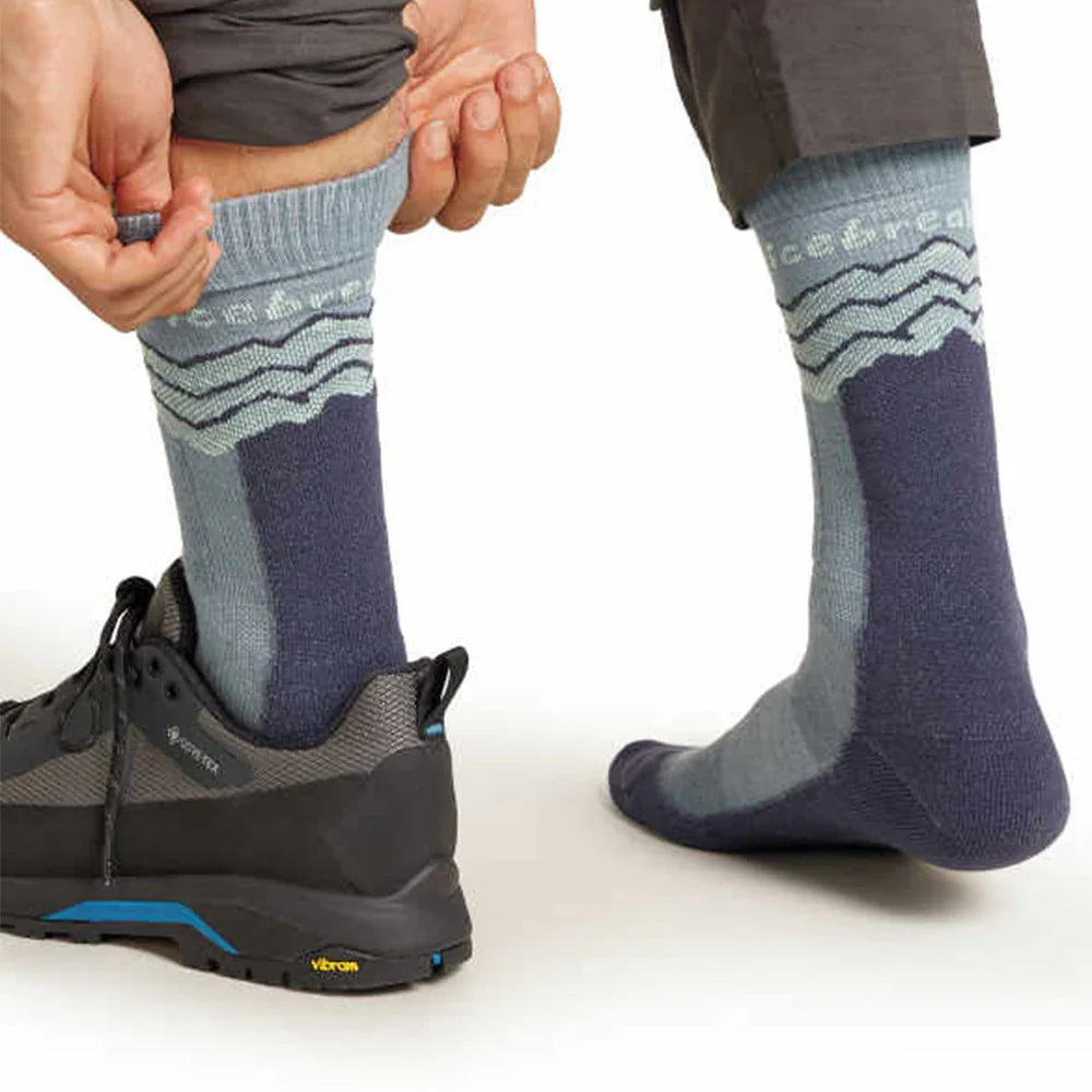 Icebreaker M's Merino Hike+ Medium Crew Across the Peaks Socks