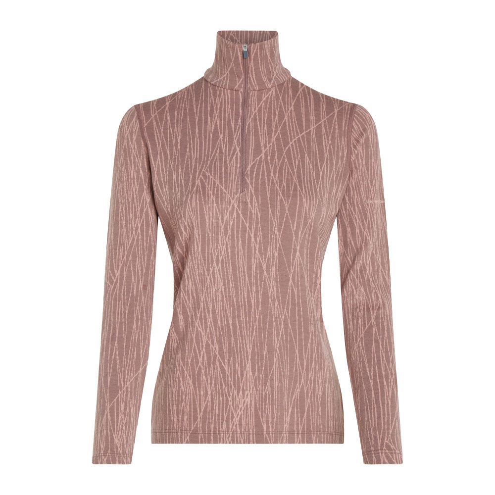 Icebreaker W's Vertex Merino 260 Tech Delta Lines Half-Zip Thermal Shirt