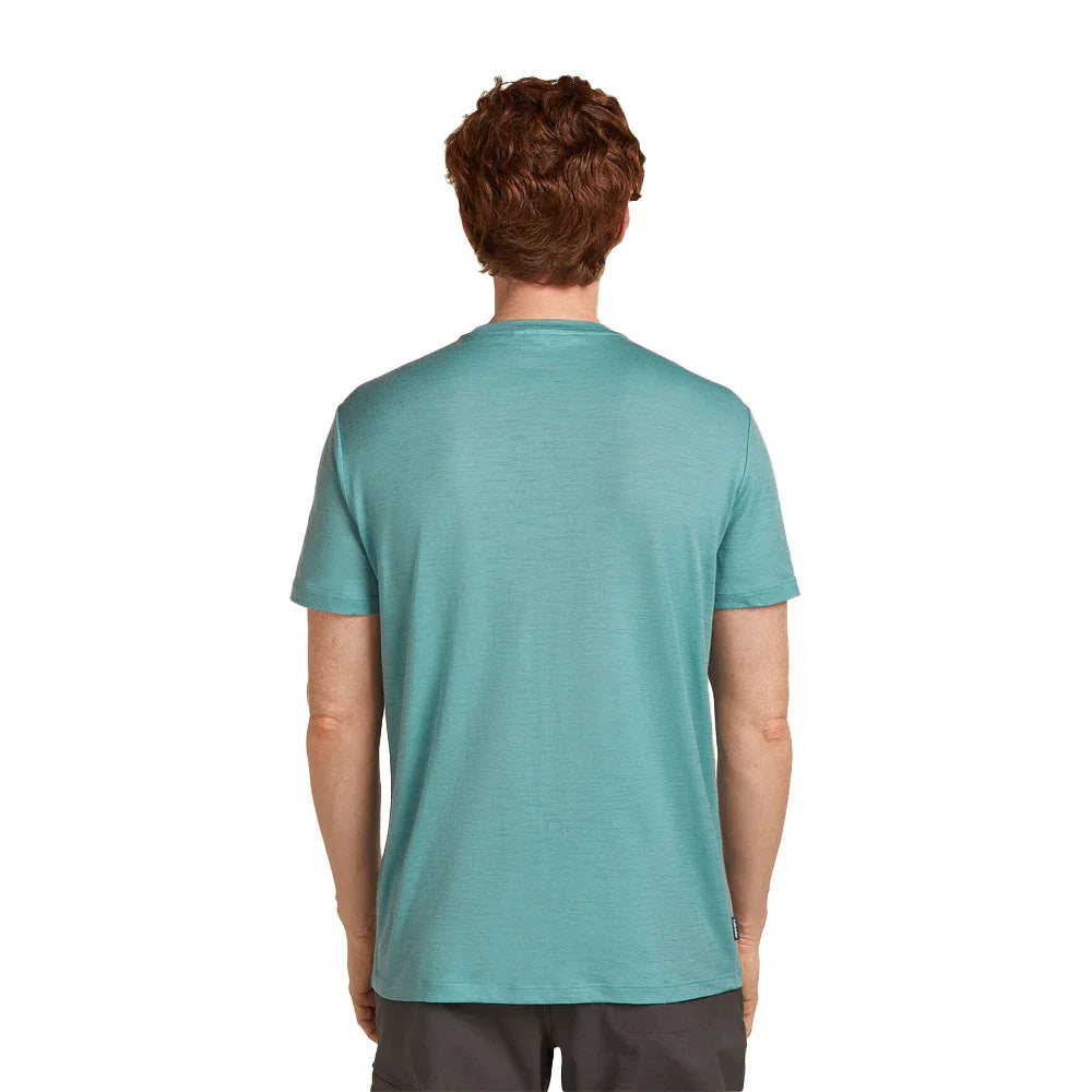 T-Shirt Icebreaker Tech Lite Merino 150 The Peaks (hommes)
