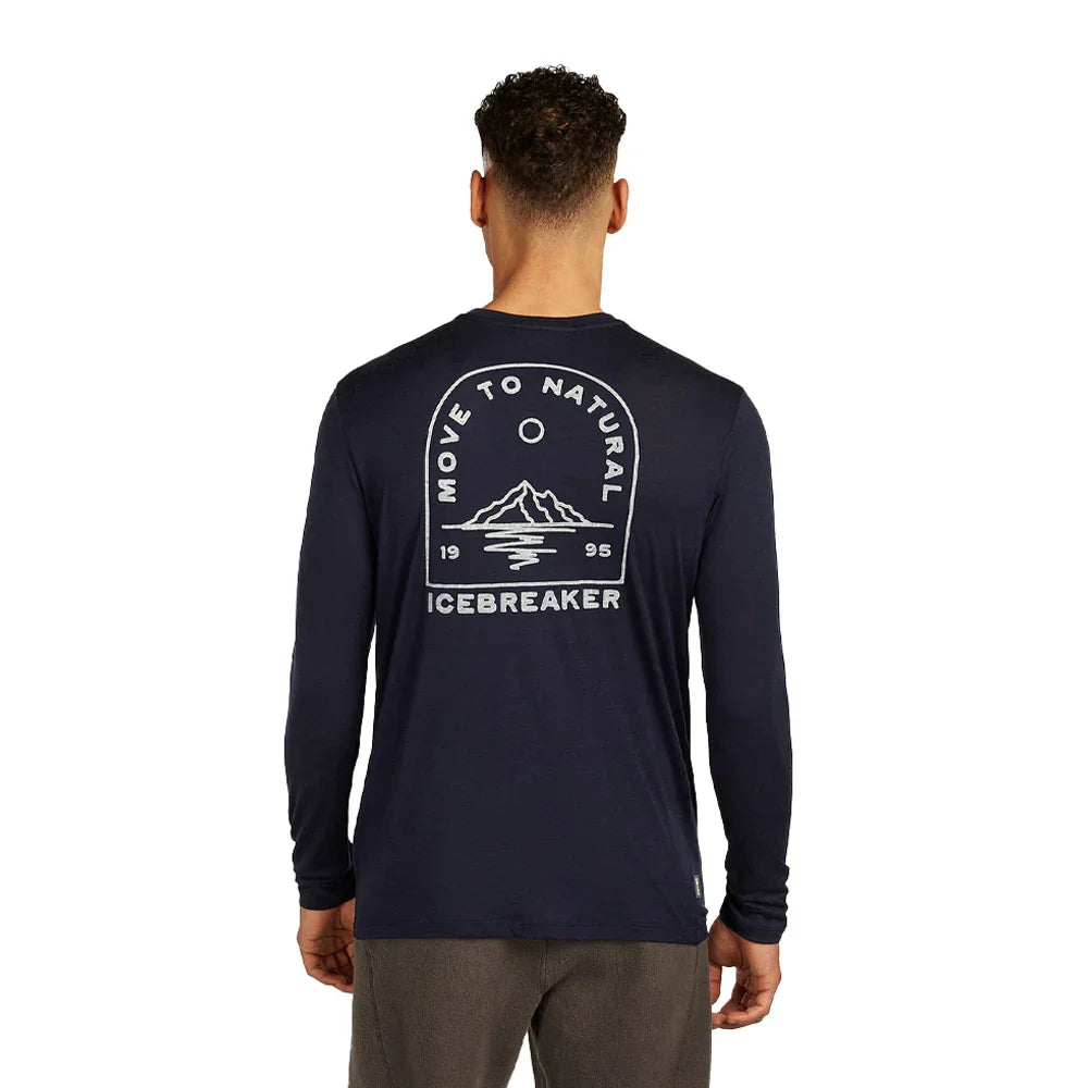 Chandail à manches longues Icebreaker Tech Lite Merino 150 Road To Cook (hommes)