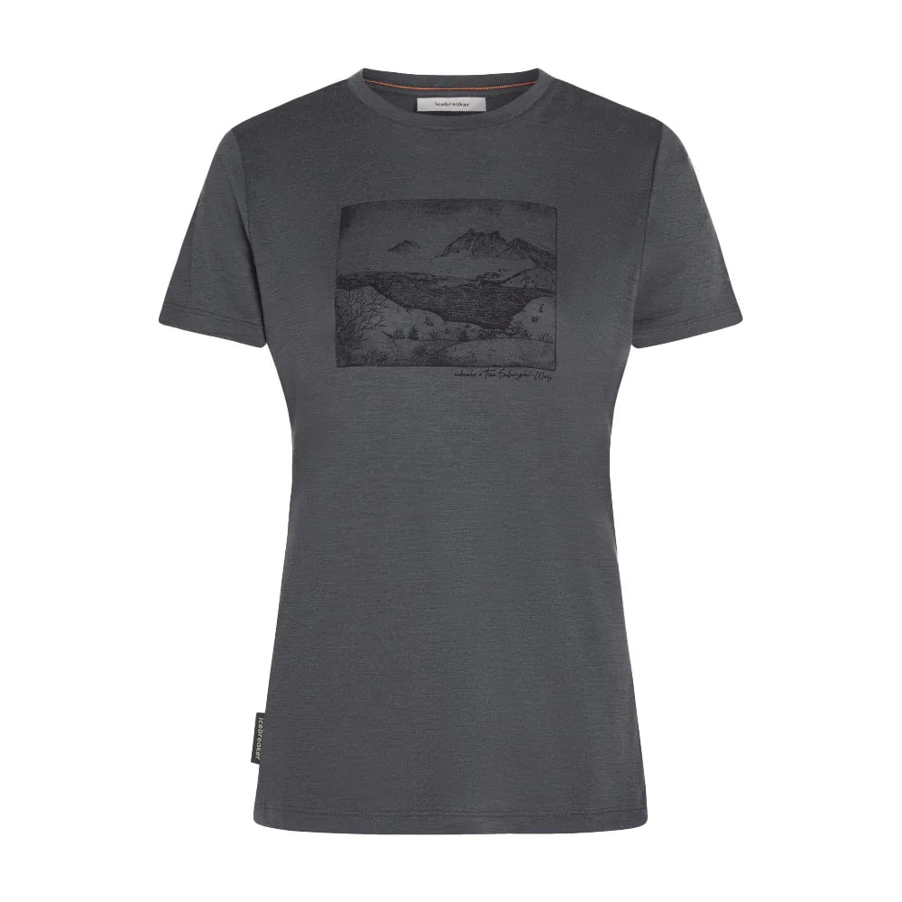 Icebreaker W's Tech Lite Merino 150 Terrain T-Shirt