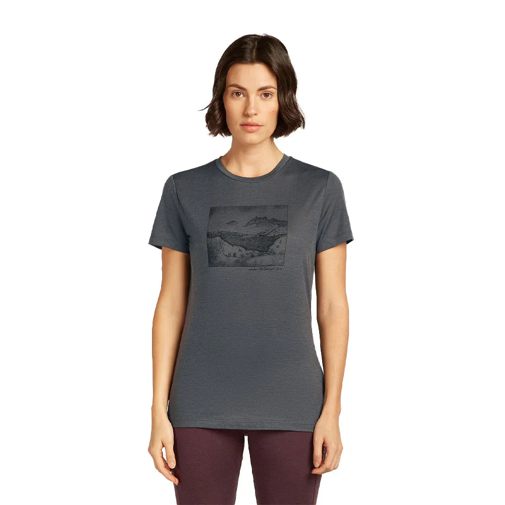 Icebreaker W's Tech Lite Merino 150 Terrain T-Shirt