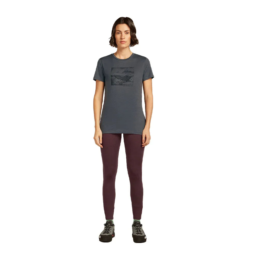 Icebreaker W's Tech Lite Merino 150 Terrain T-Shirt