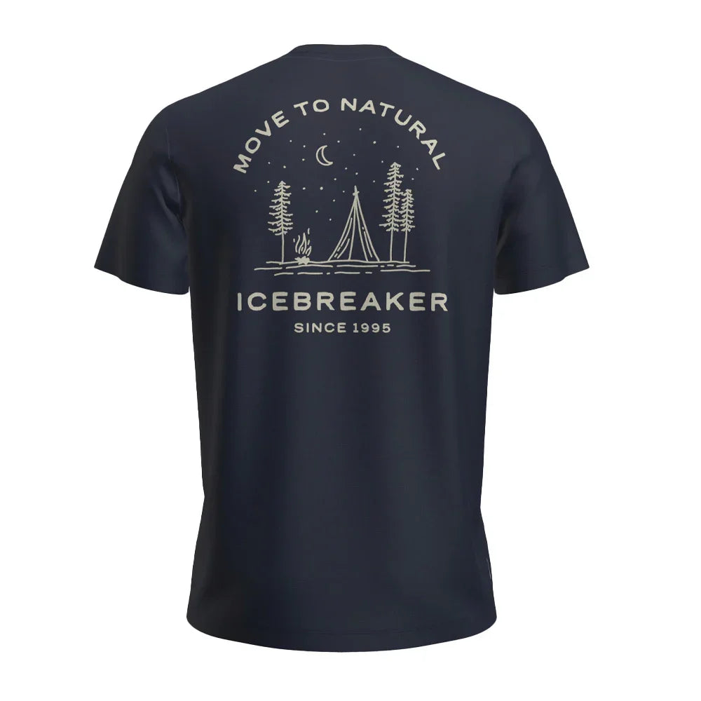 Icebreaker M's Tech Lite Peaceful Pass 150 T‑Shirt