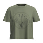 T-shirt Icebreaker Merino 150 Tech Lite Crop Seed Story (femmes)