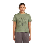 T-shirt Icebreaker Merino 150 Tech Lite Crop Seed Story (femmes)