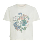 Icebreaker W's Merino 150 Tech Lite Crop NZ Flora T‑Shirt