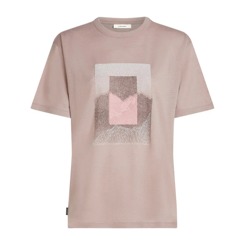 T-shirt Icebreaker Merino 150 Tech Lite Relaxed Tee Mountain Shift (femmes)