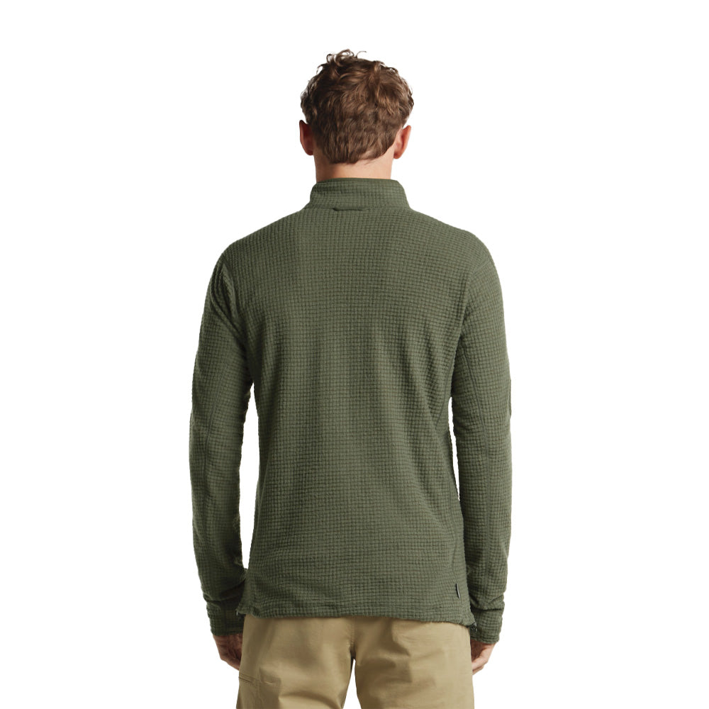Chandail à demi-fermeture éclair Icebreaker Merino 400 RealFleece Grid Peaksland (hommes)
