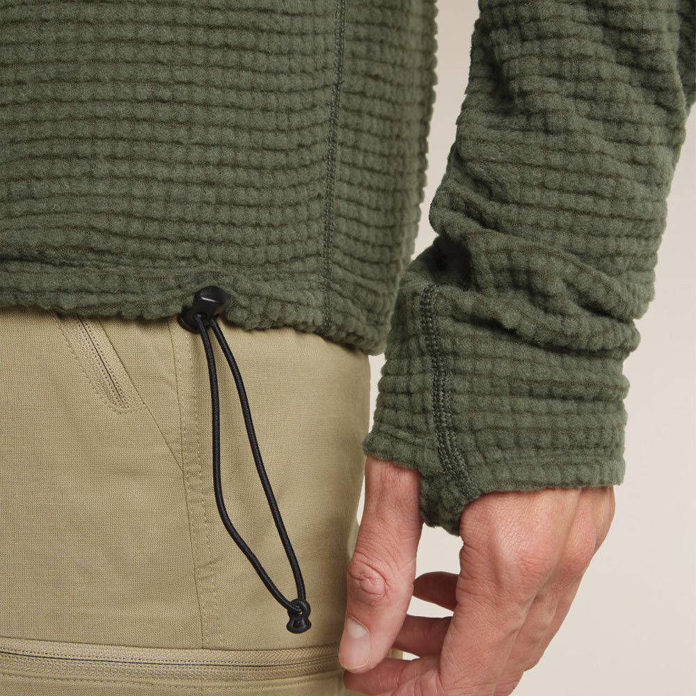 Chandail à demi-fermeture éclair Icebreaker Merino 400 RealFleece Grid Peaksland (hommes)