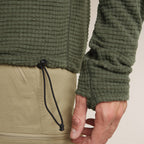Chandail à demi-fermeture éclair Icebreaker Merino 400 RealFleece Grid Peaksland (hommes)