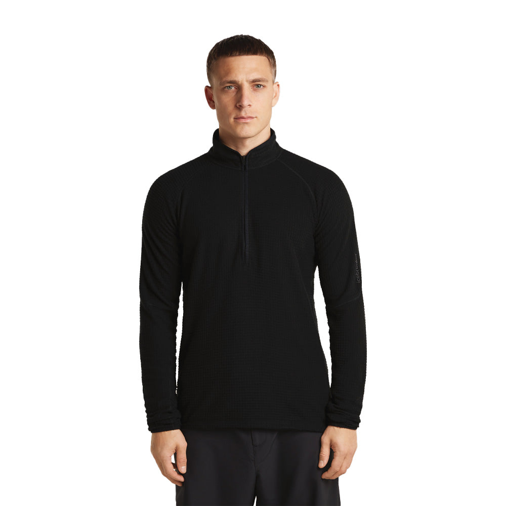 Chandail à demi-fermeture éclair Icebreaker Merino 400 RealFleece Grid Peaksland (hommes)