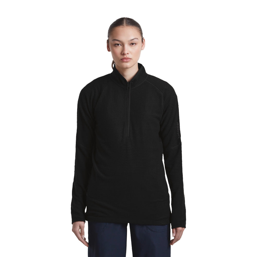 Chandail à demi-fermeture éclair Icebreaker Merino 400 RealFleece Grid Peaksland (femmes)