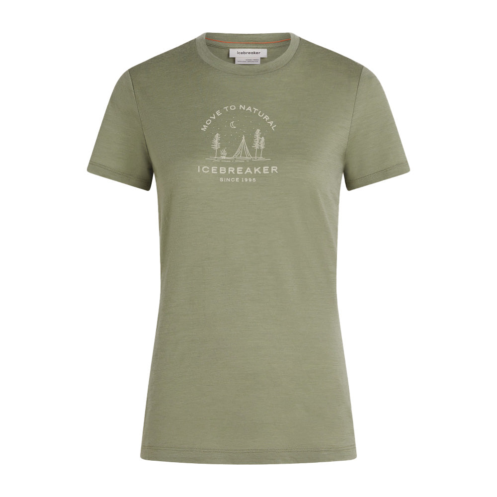 Icebreaker W's Merino 150 Tech Lite Peaceful Pass T-Shirt