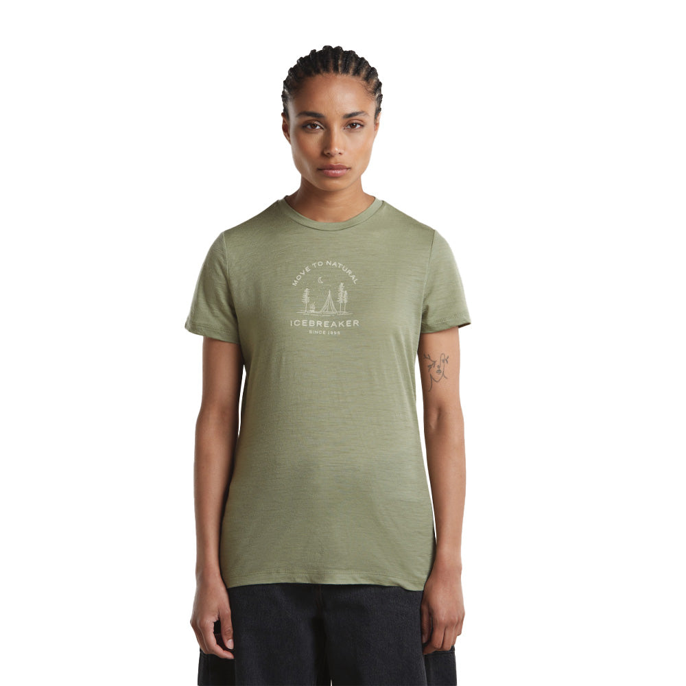 Icebreaker W's Merino 150 Tech Lite Peaceful Pass T-Shirt