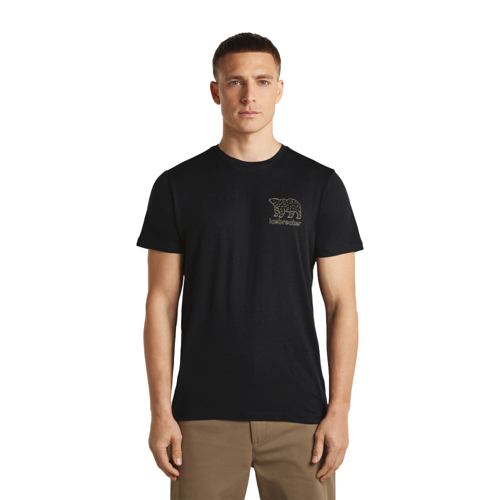 Icebreaker M's Merino 150 Tech Lite Forest Footsteps T-Shirt