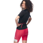 Maillot à manches courtes Jolie Ride Classique Noir (femmes)