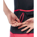 Maillot à manches courtes Jolie Ride Classique Noir (femmes)