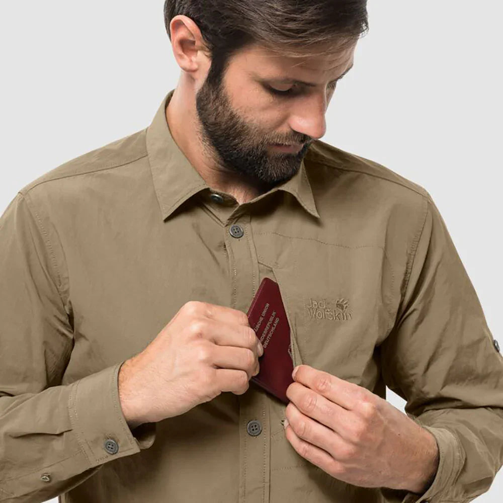 Chemise à manches longues Jack Wolfskin Lakeside (hommes)