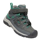 Keen Kids' Targhee Mid Waterproof Velcro Hiking Boots