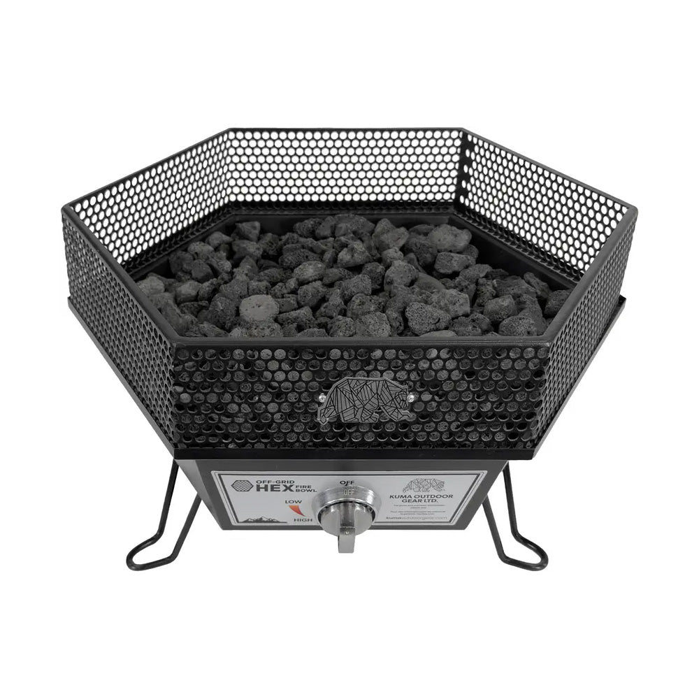 Kuma Off-Grid Hexagonal Fire Pit