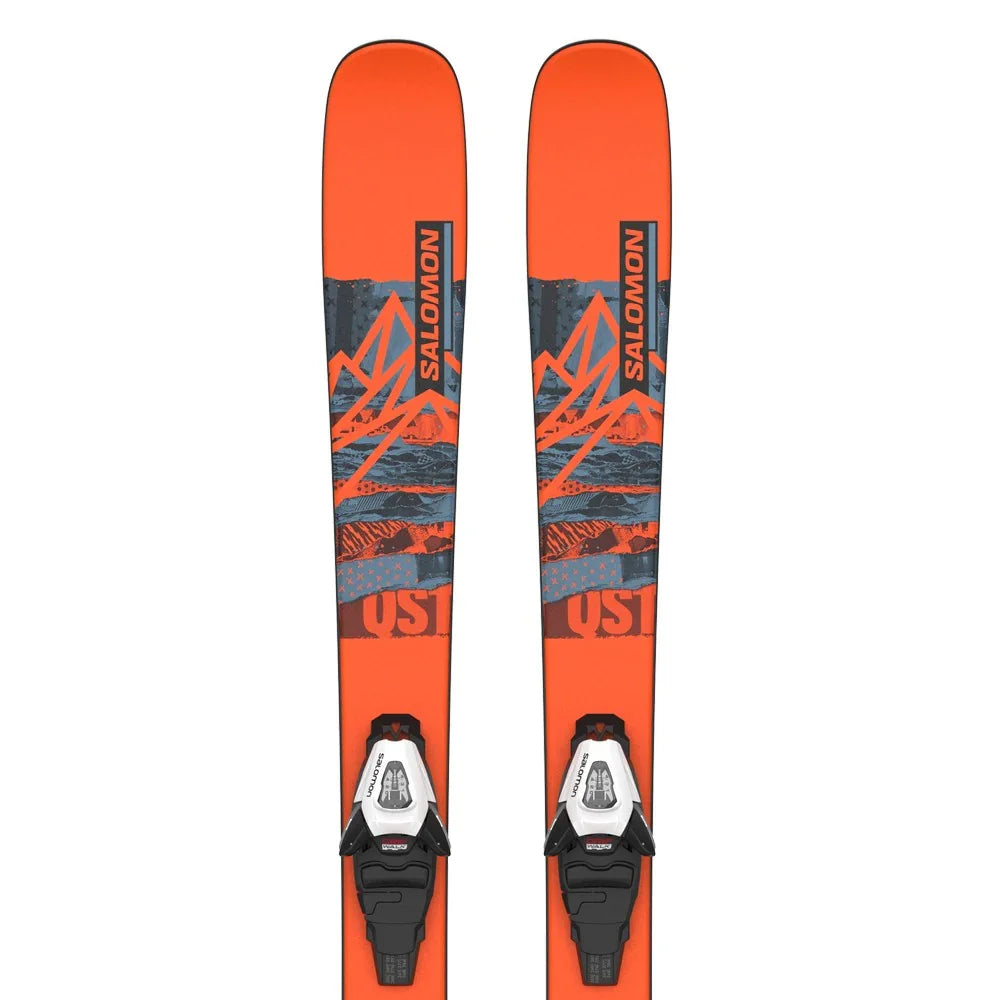 Salomon Juniors' QST Spark S Alpine Skis with C5 GW Bindings